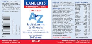 Lamberts A-Z MULTI VITAMIN X 20 EFF. TABS