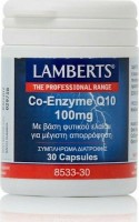 Lamberts CO-ENZYME Q10 100MG X 30CAPS