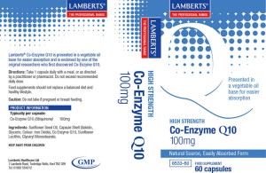 Lamberts CO-ENZYME Q10 100MG X 60 CAPS