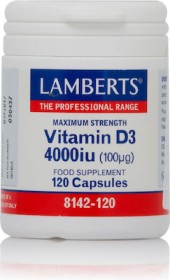 Lamberts D3 4000IU X 120 CAPS