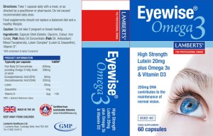 Lamberts EYEWISE OMEGA 3 PLUS X 60 TABS