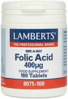 Lamberts FOLIC ACID 400MG X 100