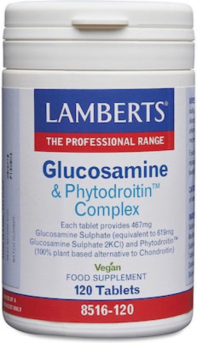 Lamberts GLUCOSAMINE-PHYTODROITIN COMPLEX VEGAN X 120 TABS