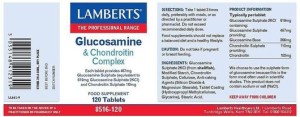 Lamberts GLUCOSAMINE-PHYTODROITIN COMPLEX VEGAN X 120 TABS