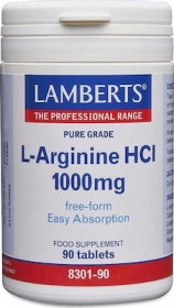 Lamberts L-ARGININE HCI 1000MG 90 TABL