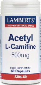 Lamberts L-CARNITINE ACETYL 500MG X 60CAPS