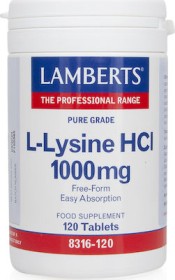 Lamberts L-LYSINE 1000MG X 120TABS