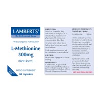 Lamberts L-METHIONINE 500MG X 60 CAPS