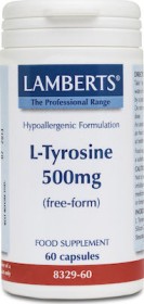 Lamberts L-TYROSINE 500MG X 60CAPS