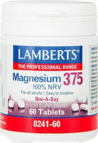 Lamberts MAGNESIUM 375 MG X 60 TABS