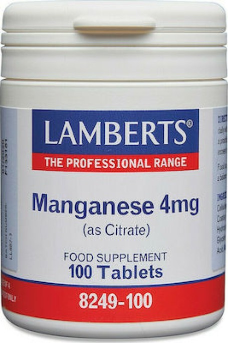 Lamberts MANGANESE 4MG X 100 TABS