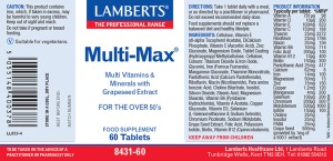 Lamberts MULTI MAX X 60 TABS