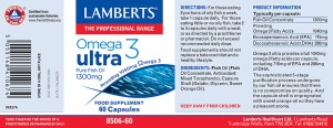 Lamberts OMEGA 3 ULTRA X 60CAPS