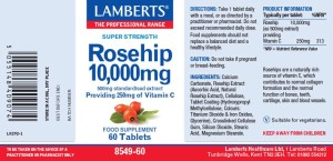 Lamberts ROSE HIP 10000MG X 60 TABS