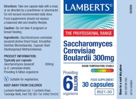 Lamberts SACCHAROMYCES BOULARDII 30CAPS