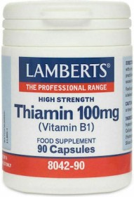 Lamberts THIAMIN (VIT B1) 100MG X 90 CAPS