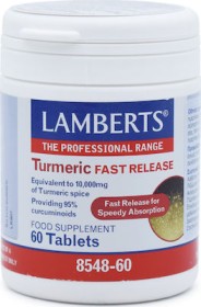 Lamberts TURMERIC FAST RELEASE X 60 TABS