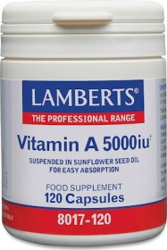 Lamberts VITAMIN A 5000IU X 120 CAPS