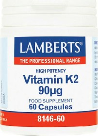 Lamberts VITAMIN K2 90MCG X 60 TABS