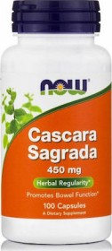 NOW CASCARA SAGRADA 450MG X 100 VEG. CAPS