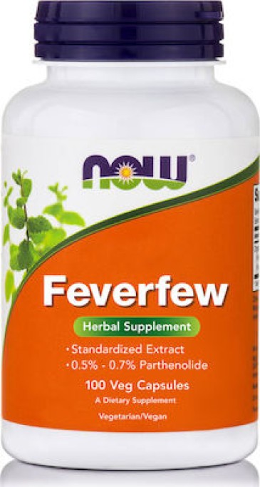 NOW FEVERFEW X 100 VEG.CAPS