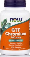 NOW GTF CHROMIUM 200MG X 250 VEG. TABS