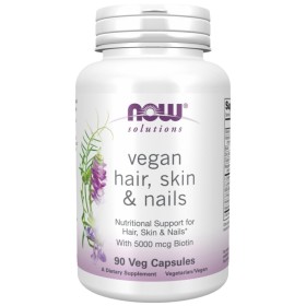 NOW HAIR+SKIN+NAILS X 90 VEG. CAPS