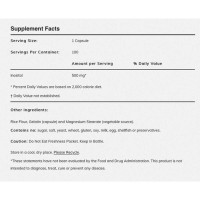 NOW INOSITOL 500MG X 100 VEG. CAPS