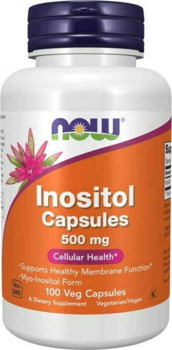 NOW INOSITOL 500MG X 100 VEG. CAPS