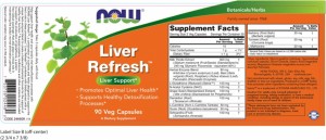 NOW LIVER REFRESH 90 VEG. CAPS