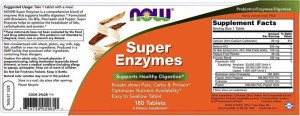 NOW SUPER ENZYMES 90 TABS