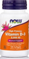 NOW VIT D3 2000IU X 120 SOFTGELS