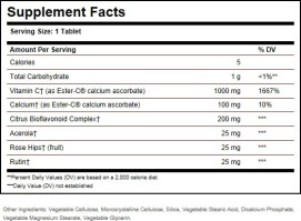 SOLGAR ESTER-C 1000MG X 60 TABS