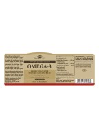 SOLGAR OMEGA-3 DOUBLE STRENGTH X 60 SOFTGELS