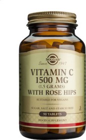 SOLGAR ROSE HIPS C 1500MG X 90 TABS