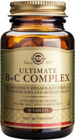 SOLGAR ULTIMATE B + C  COMPLEX  X 30 TABS