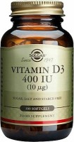 SOLGAR VIT D3 400IU X 100 SOFTGELS