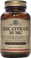 SOLGAR ZINC CITRATE 30MG X 100VEG.CAPS