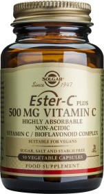 Solgar Ester-C Plus Βιταμίνη για Ενέργεια & Ανοσοποιητικό 500mg 250 φυτικές κάψουλες