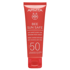 Apivita Bee Sun Safe Anti-Spot & Anti-Age Αδιάβροχη Αντηλιακή Κρέμα Προσώπου SPF50 50ml