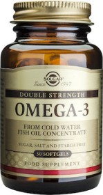 SOLGAR OMEGA-3 DOUBLE STRENGTH X 30 SOFTGELS