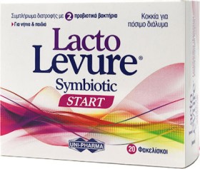 UNI PHARMA LACTOLEVURE SYMBIOT START X 20 STICKS