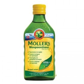 Moller's Cod Liver Oil Natural Μουρουνέλαιο με φυσική γεύση, 250ml